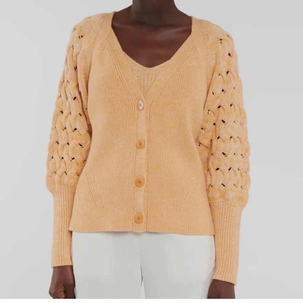 Jonathan Simkhai Adeline Cable Cardigan